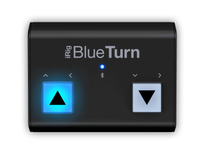 IK Multimedia, iRig BlueTurn - Pedal Bluetooth para pasar páginas